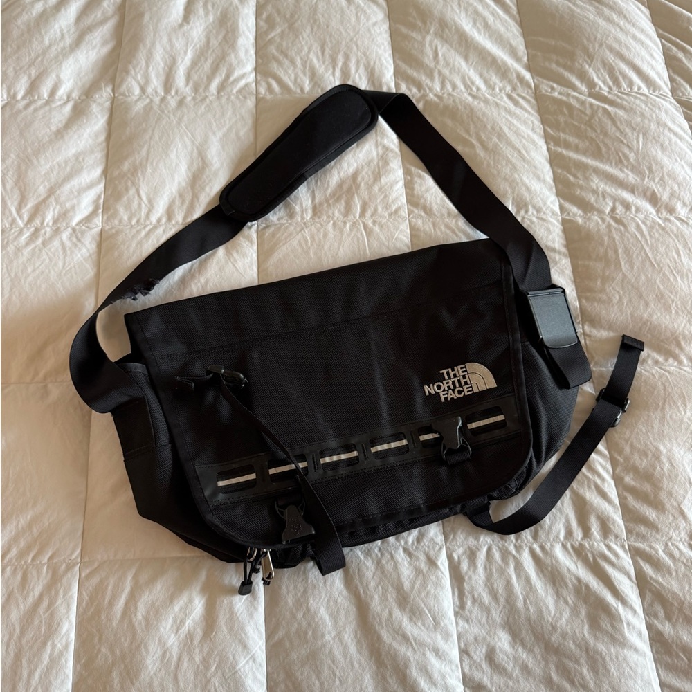 The North Face Classic Black Messenger Bag
